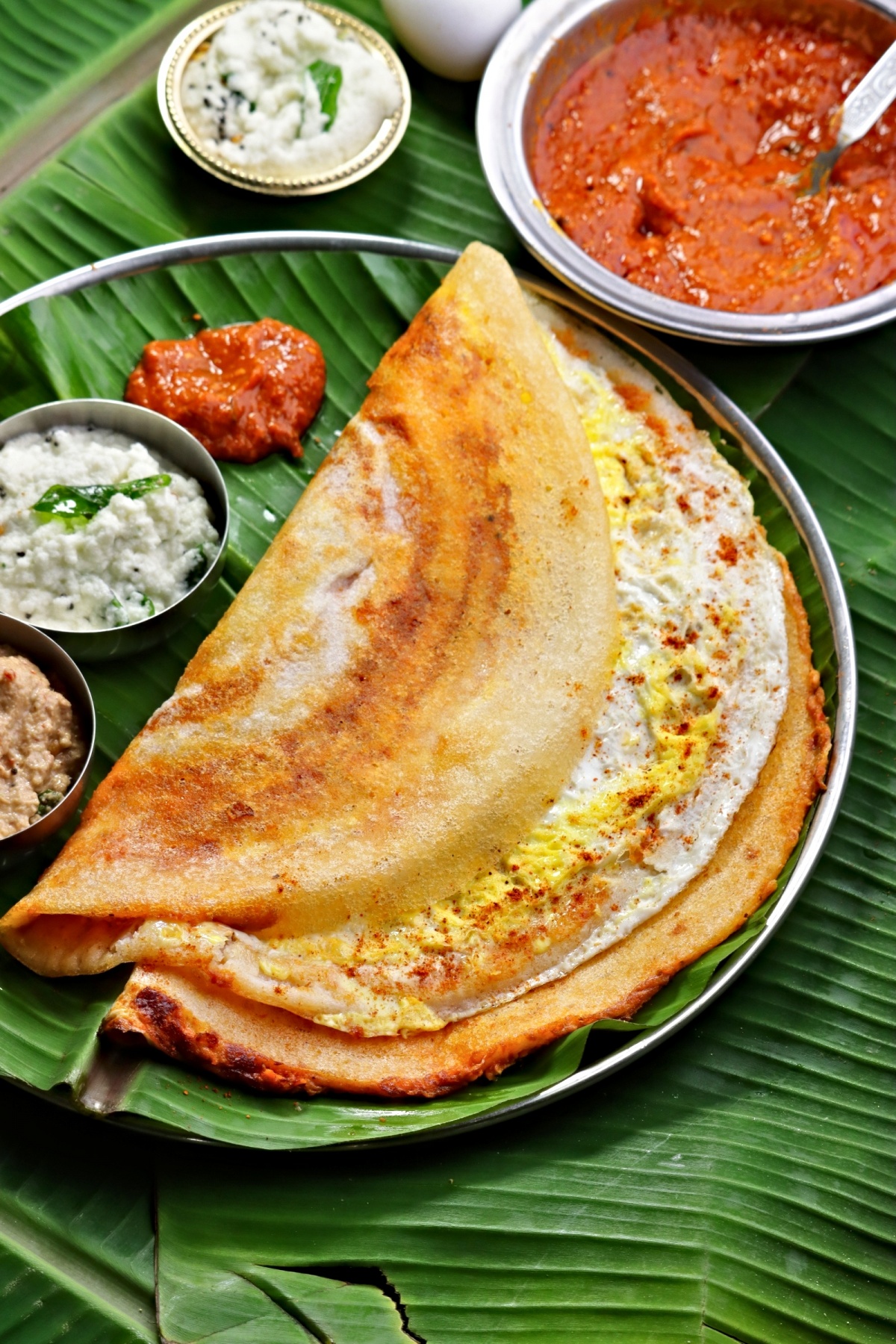 Double Egg Dosa — Egg Dosa